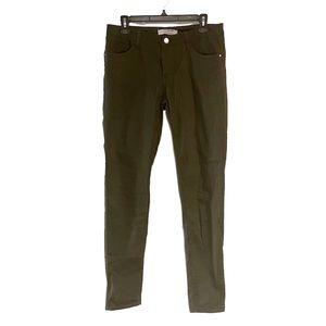 I&M Premium Jeans Olive Green Stretch Skinny Jeans